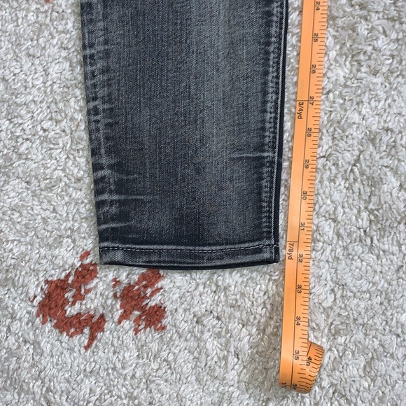 Express Jeans- Black Washed w/ Rhinestones- Sz 12- Zelda Slim Fit Ultra Low Rise - Picture 8 of 10